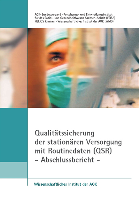 Cover des Abschlussberichts für das Verfahren Qualitätssicherung mit Routinedaten